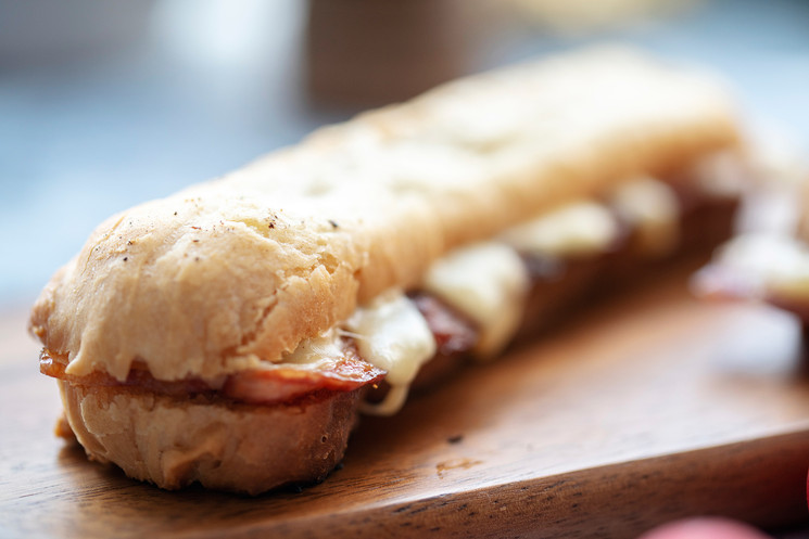 Bocadillo de Bacon con Panceta El Rincón del Ángel